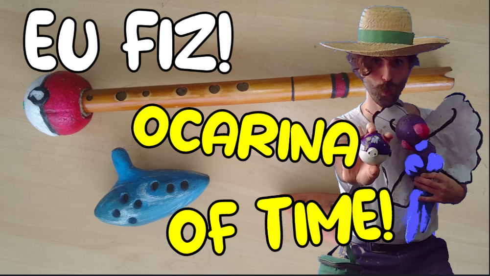 Ocarna of time nstrumentos musicais para cosplay